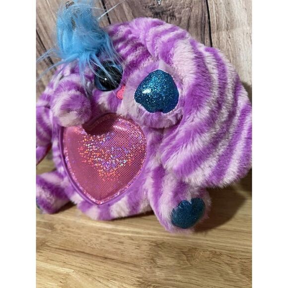 Rainbocorns Wild Heart Surprise 9” ELEPHANTCORN Stuffed Plush Striped Elephant - Picture 2 of 7